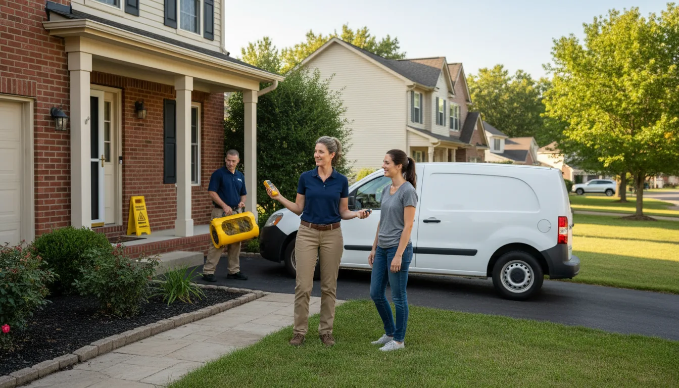Residential water damage restoration in Newport, NE